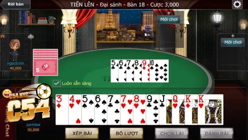 Tiến lên đếm lá - Mẹo và kỹ năng cần biết khi chơi Bộ bài dây mạnh trong game