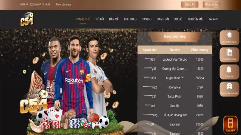 Quyền riêng tư Cá cược có trách nhiệm tại C54