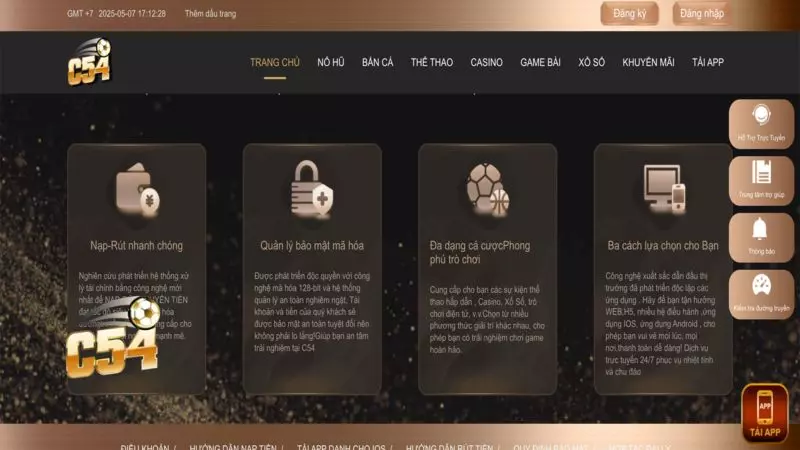 Chính sách bảo mật Chính sách bảo mật tại hệ thống C54