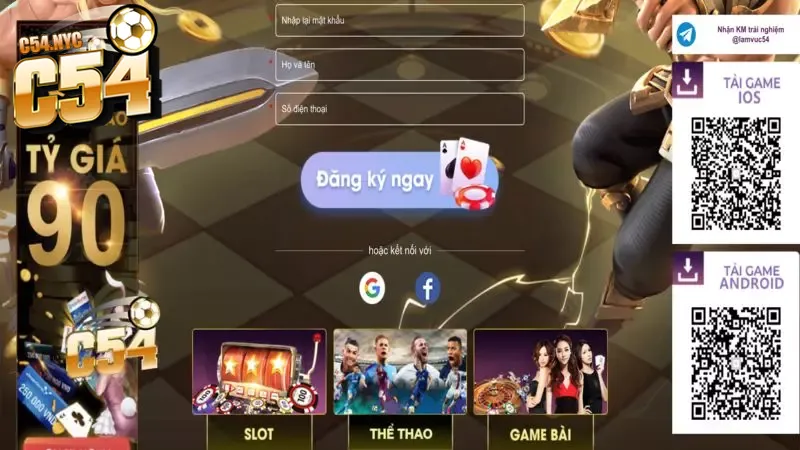 Đăng ký C54 - Thực hiện đúng chuẩn chỉ trong 3 bước Điều kiện kích hoạt tài khoản C54