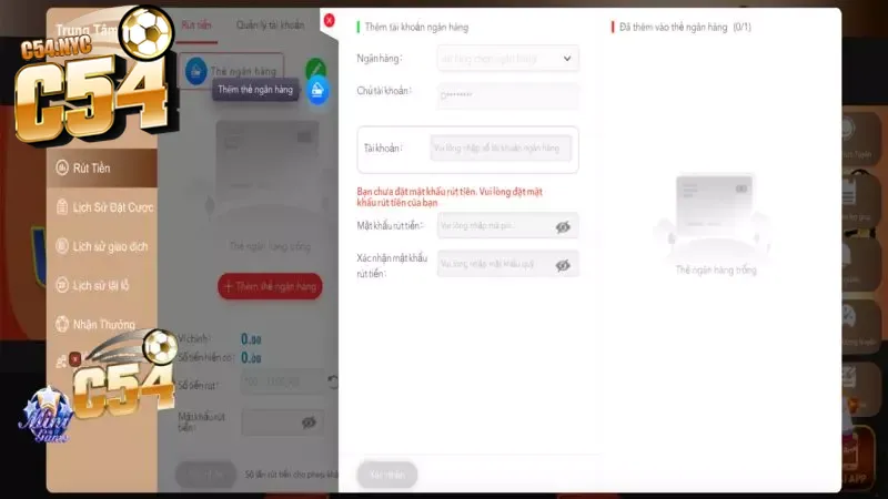 Nhận tiền từ C54 nhanh chóng và an toàn nhất