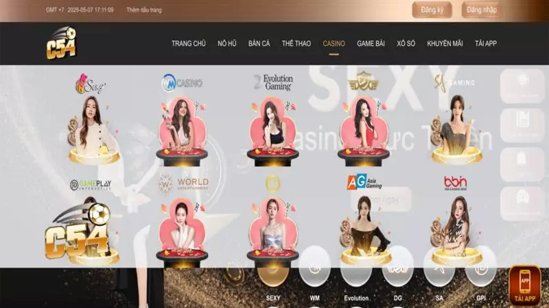 Sảnh cược đắt khách nhất C54