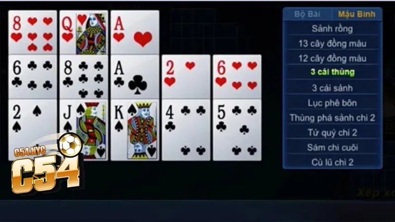 Tất tần tật về luật chơi Mậu Binh tại nhà cái C54 So sánh chi và cách tính điểm
