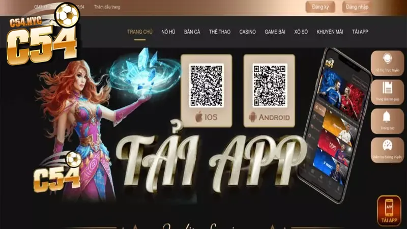 Tải app C54 về điện thoại | Hướng dẫn cài đặt iOS/ Android Ứng dụng C54 mang đến nhiều lợi ích tuyệt vời